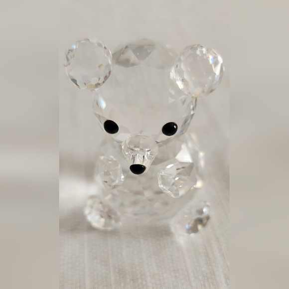 Swarovski Other - Swarovski  Crystal Bear with Black Accents
